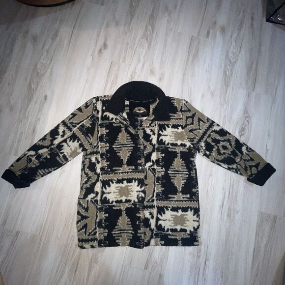 VTG 1998 County Clothing Co. Cheyenne Collection Western Jacket Sz M Aztec - Picture 2 of 9